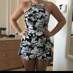 Flowered Romper
